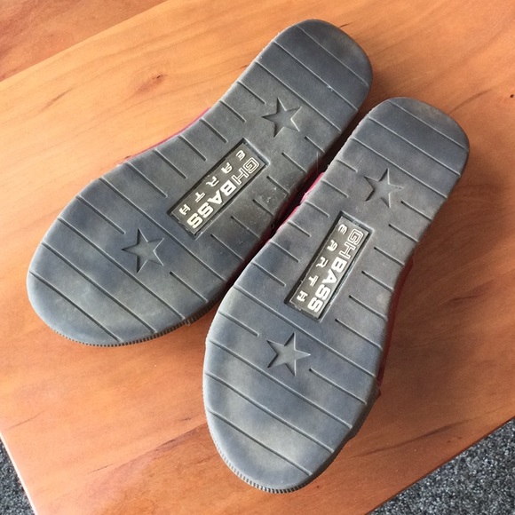 Cork Soled Cute Red Sandals - Picture 5 of 8